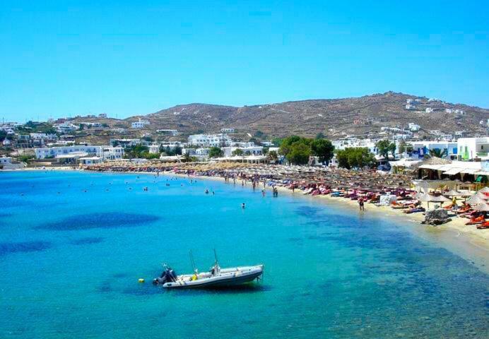 Magical Ornos! Beach House!Beach 1' Walk-Mykonos Town 2Km Exterior photo